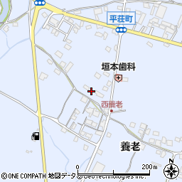 兵庫県加古川市平荘町養老148周辺の地図