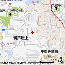 大阪府吹田市新芦屋上9周辺の地図