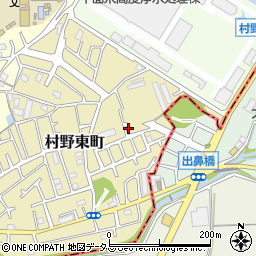 大阪府枚方市村野東町70-6周辺の地図
