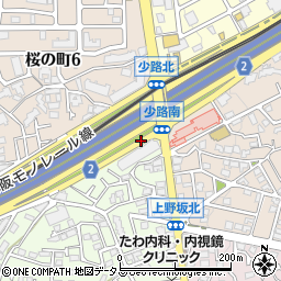 上野口周辺の地図