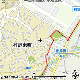 大阪府枚方市村野東町70-7周辺の地図