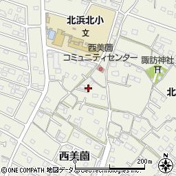 静岡県浜松市浜名区西美薗1493周辺の地図