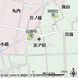 愛知県西尾市吉良町小山田治ア田49-1周辺の地図