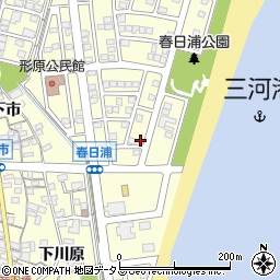 愛知県蒲郡市形原町春日浦13-5周辺の地図