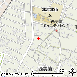 静岡県浜松市浜名区西美薗1497-4周辺の地図