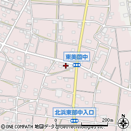静岡県浜松市浜名区東美薗1255周辺の地図