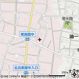 静岡県浜松市浜名区東美薗1312周辺の地図