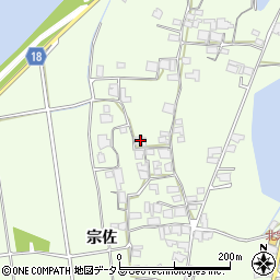 兵庫県加古川市八幡町宗佐1289-2周辺の地図