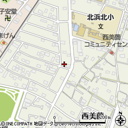静岡県浜松市浜名区西美薗3290周辺の地図