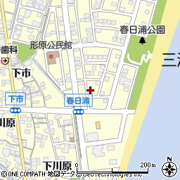 愛知県蒲郡市形原町春日浦15-3周辺の地図
