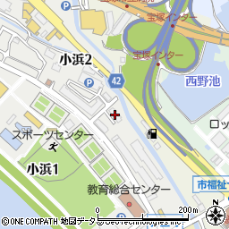 第２宝塚小浜コーポラスＡ棟周辺の地図
