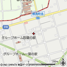 静岡県浜松市中央区根洗町194周辺の地図