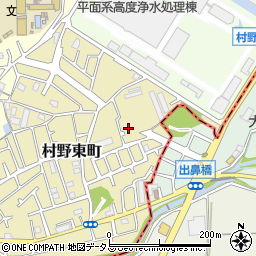 大阪府枚方市村野東町70-8周辺の地図