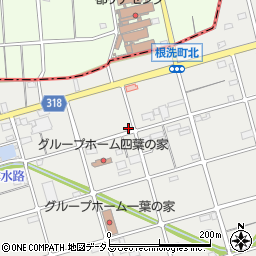 静岡県浜松市中央区根洗町202周辺の地図