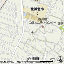 静岡県浜松市浜名区西美薗1501周辺の地図