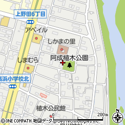 兵庫県姫路市飾磨区阿成植木周辺の地図