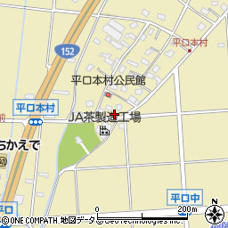 静岡県浜松市浜名区平口687周辺の地図