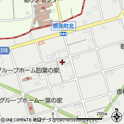 静岡県浜松市中央区根洗町195周辺の地図
