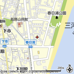 愛知県蒲郡市形原町春日浦15周辺の地図