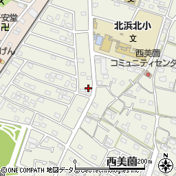 静岡県浜松市浜名区西美薗3316周辺の地図
