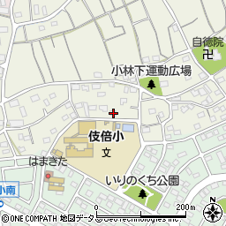 静岡県浜松市浜名区小林573-16周辺の地図