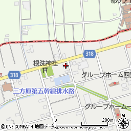 静岡県浜松市中央区根洗町243周辺の地図