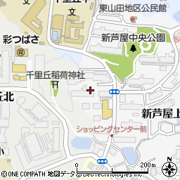 大阪府吹田市新芦屋上24周辺の地図