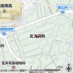 兵庫県姫路市大津区北天満町周辺の地図