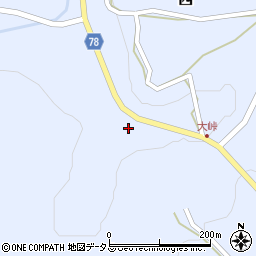 岡山県加賀郡吉備中央町西2240周辺の地図