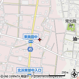 静岡県浜松市浜名区東美薗1311周辺の地図