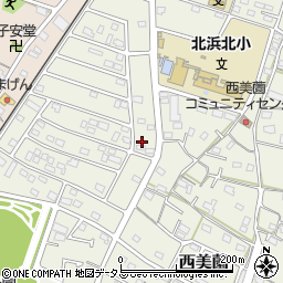 静岡県浜松市浜名区西美薗3292周辺の地図
