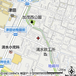 兵庫県姫路市飾磨区加茂周辺の地図