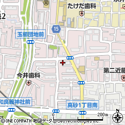 府営茨木玉櫛住宅周辺の地図