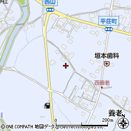 兵庫県加古川市平荘町養老213周辺の地図