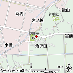 愛知県西尾市吉良町小山田治ア田59-1周辺の地図