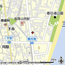 愛知県蒲郡市形原町春日浦23-1周辺の地図