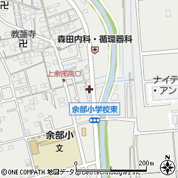 兵庫県姫路市余部区（上余部）周辺の地図