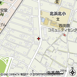 静岡県浜松市浜名区西美薗3312周辺の地図