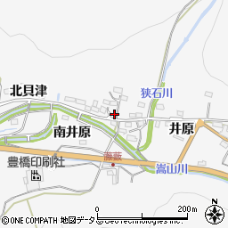 愛知県豊橋市嵩山町北貝津47周辺の地図