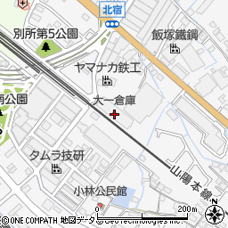 大一倉庫姫路東営業所周辺の地図