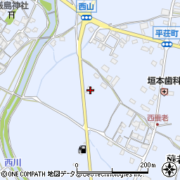 兵庫県加古川市平荘町養老210-1周辺の地図