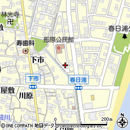 愛知県蒲郡市形原町春日浦27-7周辺の地図