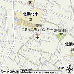 静岡県浜松市浜名区西美薗1603周辺の地図