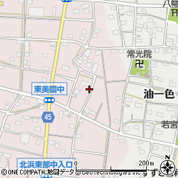 静岡県浜松市浜名区東美薗1330周辺の地図