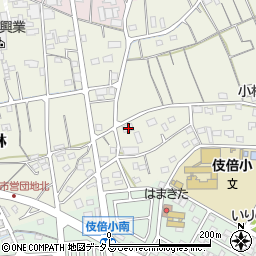 静岡県浜松市浜名区小林451周辺の地図