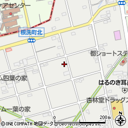 静岡県浜松市中央区根洗町167周辺の地図
