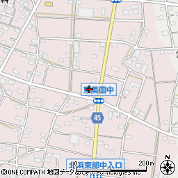 静岡県浜松市浜名区東美薗1308周辺の地図