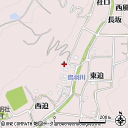 愛知県西尾市鳥羽町西迫周辺の地図