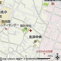 静岡県浜松市浜名区西美薗1723周辺の地図