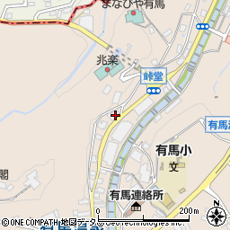 兵庫県神戸市北区有馬町181周辺の地図